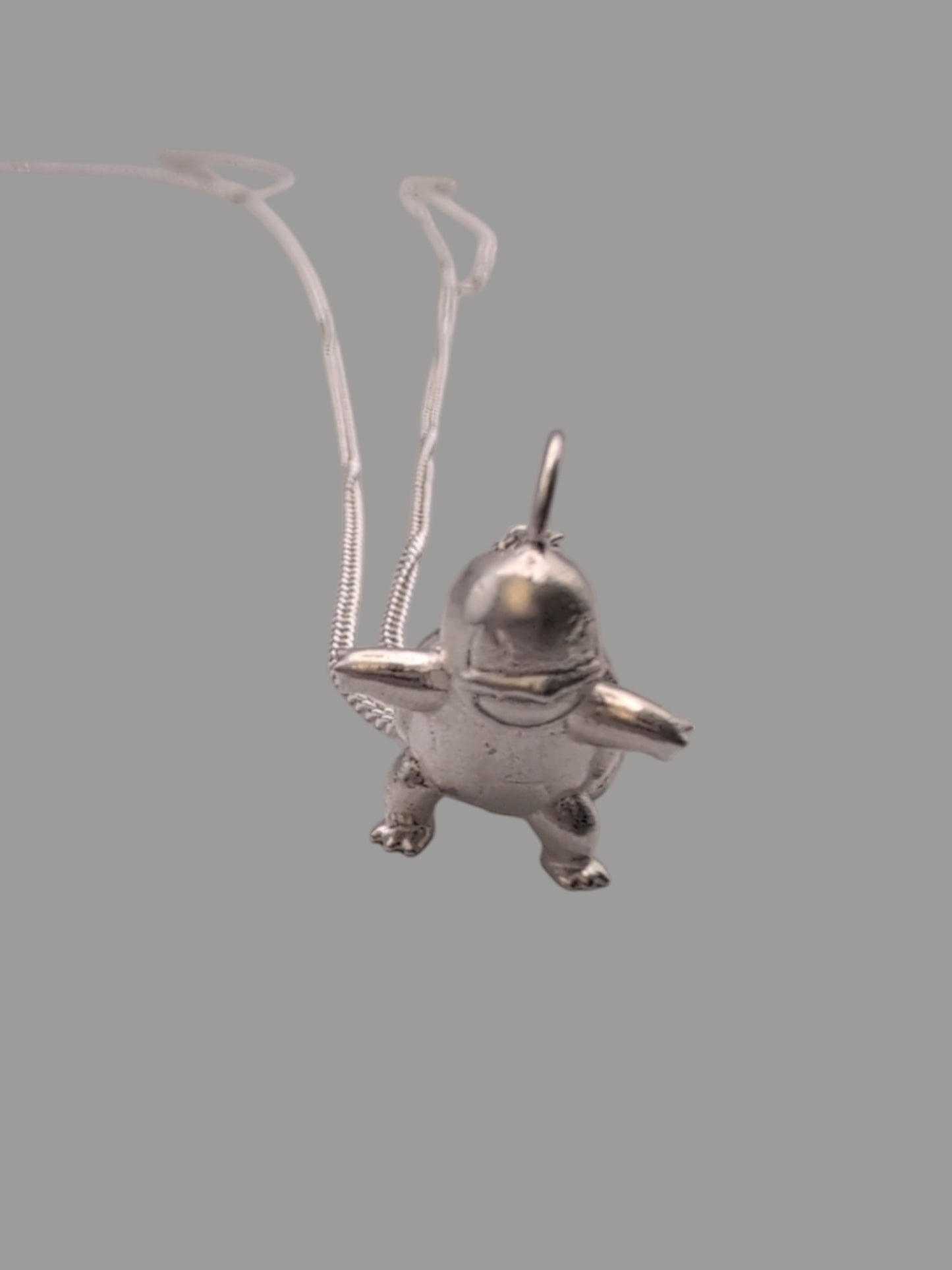 Squirtle Pendant Sterling Silver