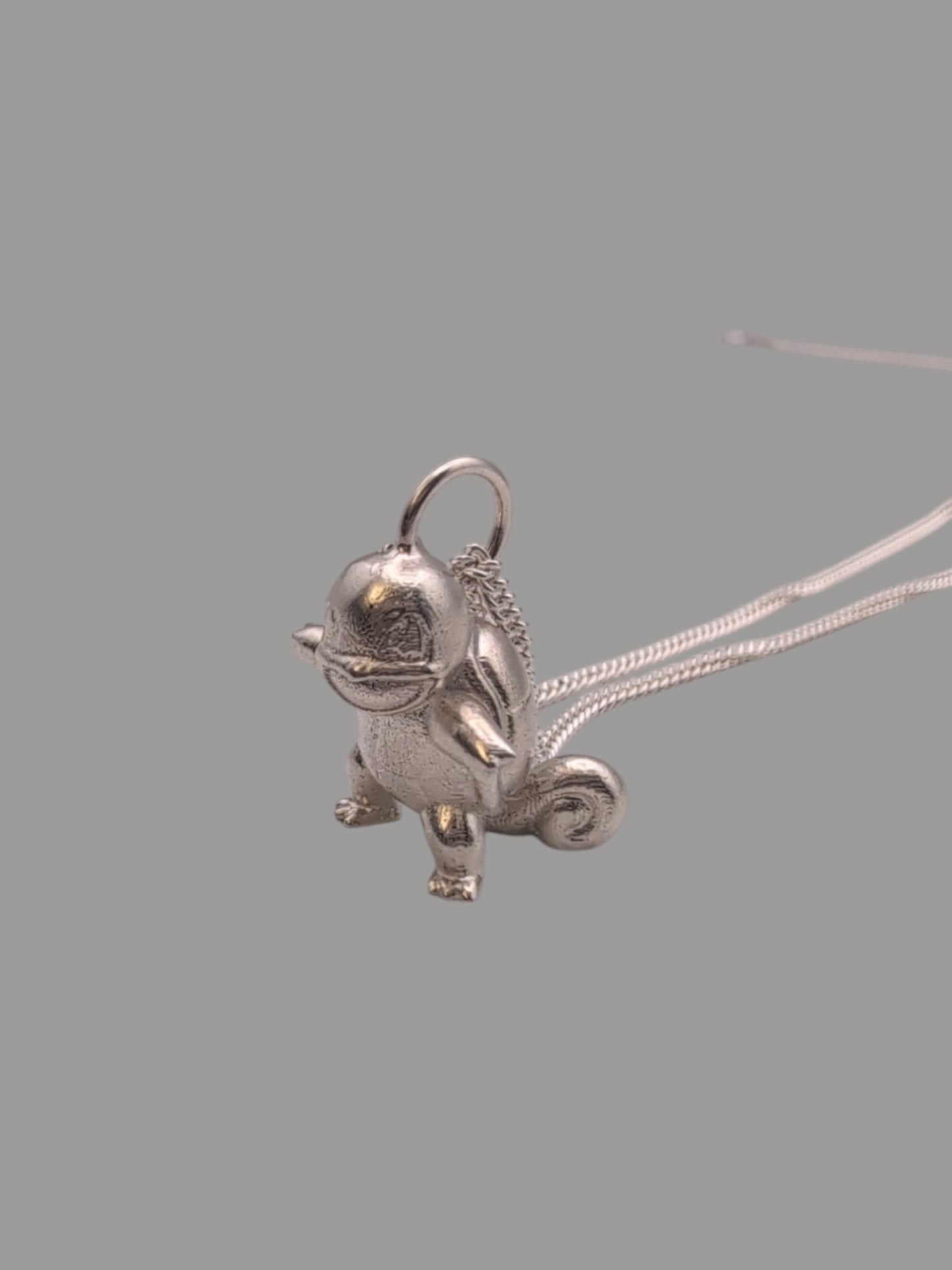 Squirtle Pendant Sterling Silver