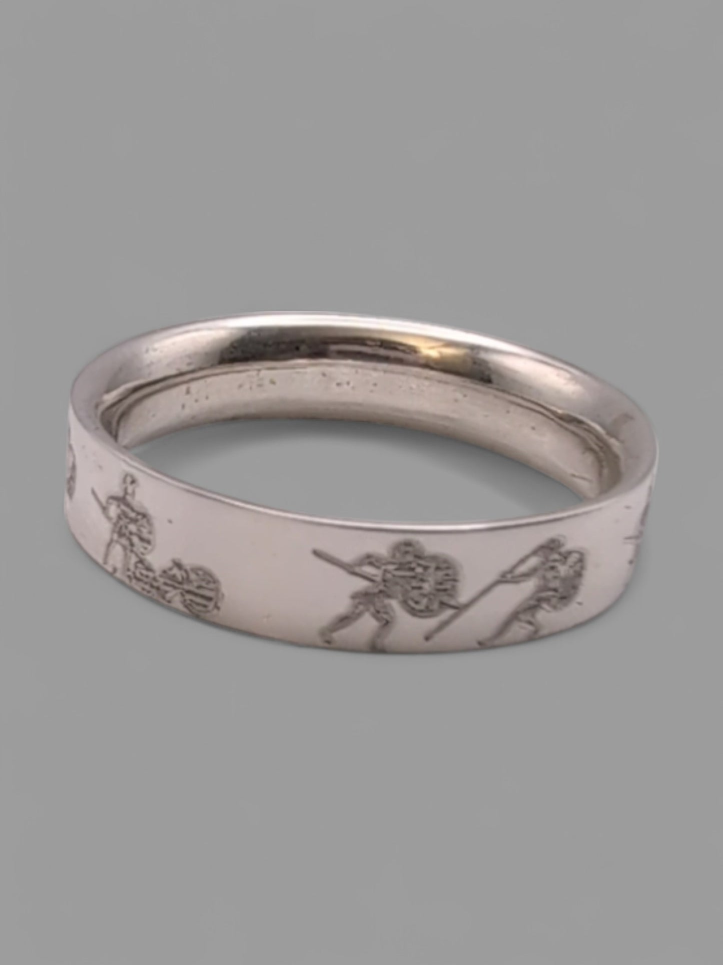 Achilles v hector silver Ring handmade
