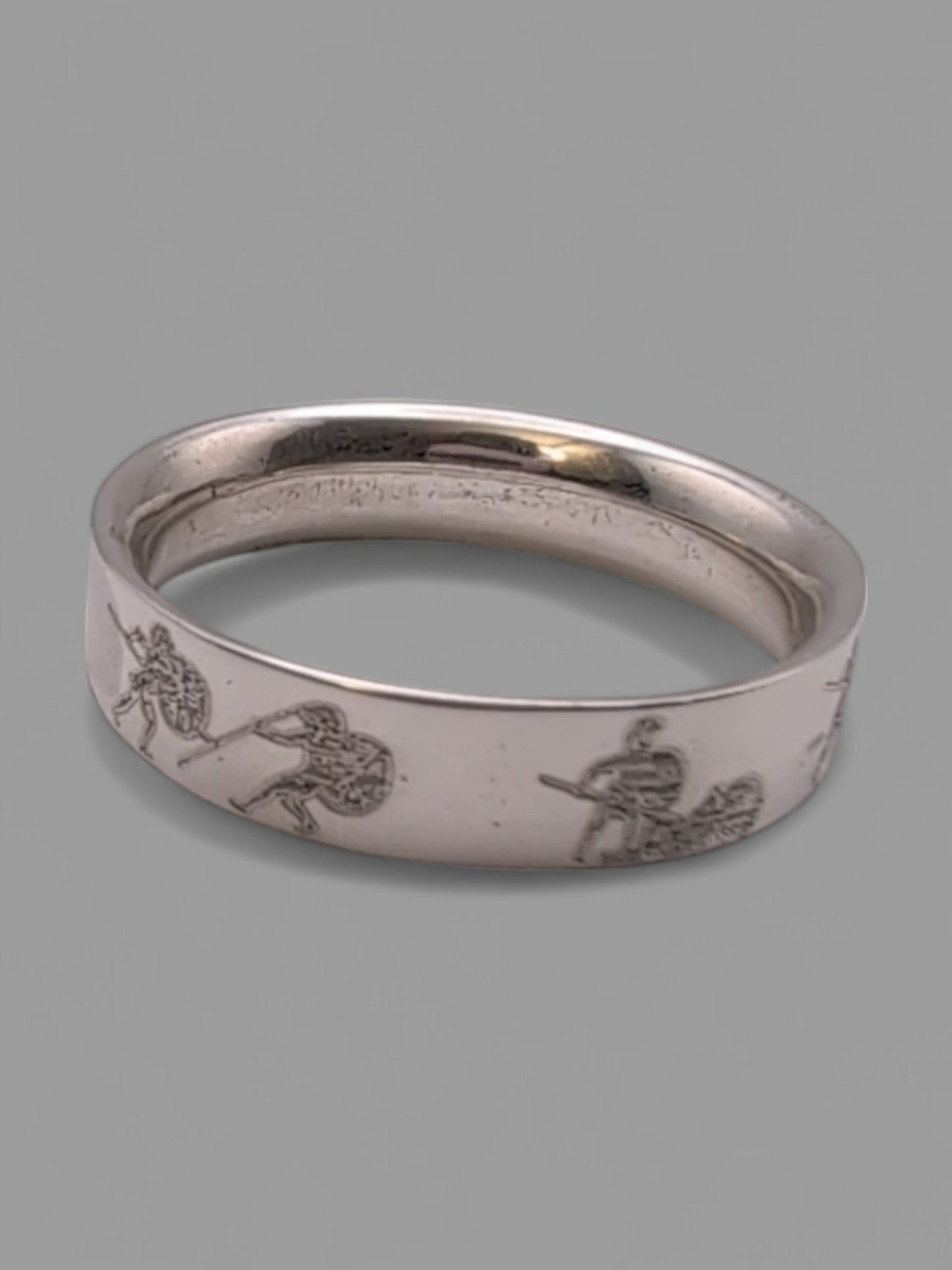Achilles v hector silver Ring handmade