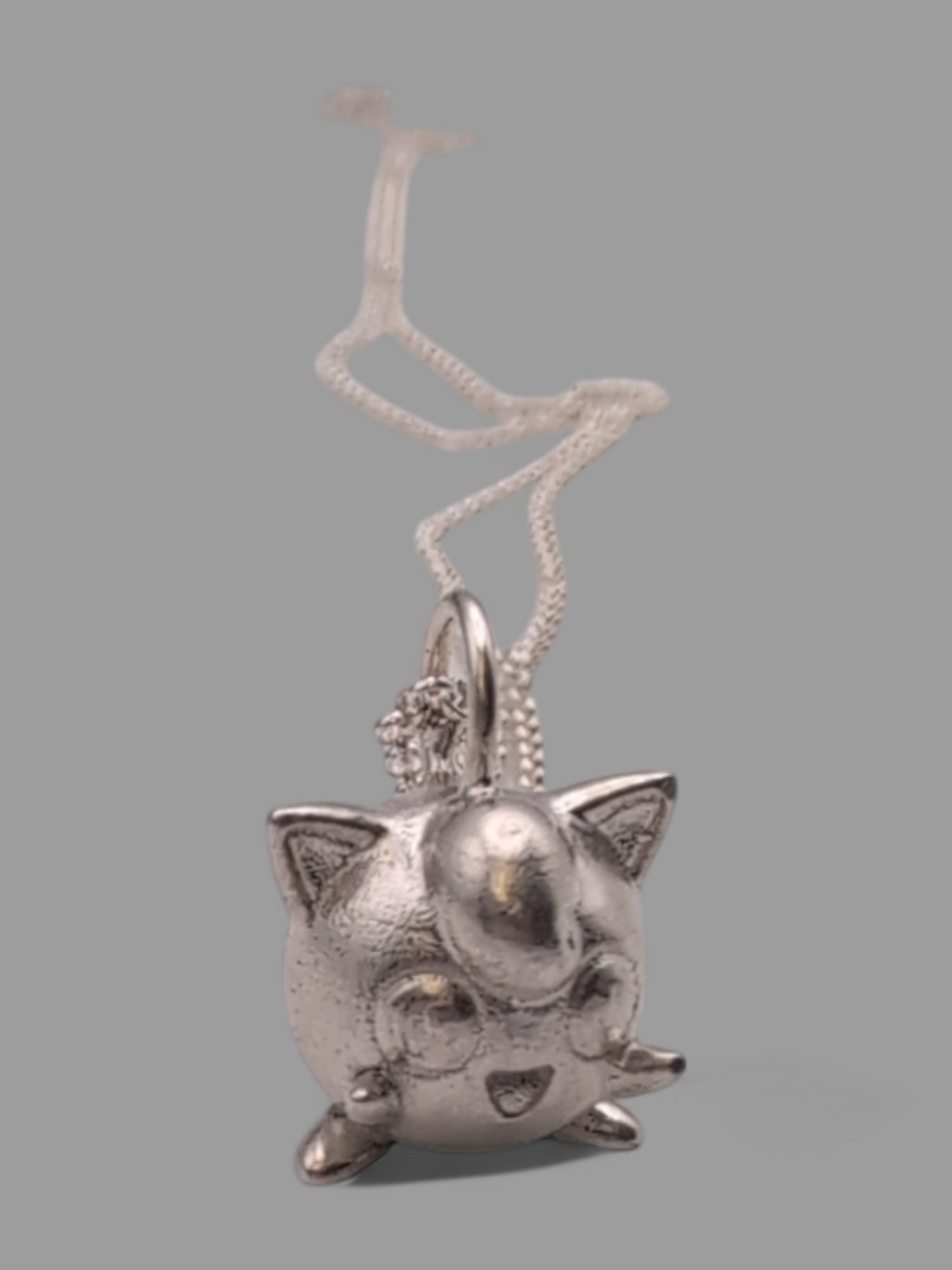 Jigglypuff Sterling Silver Pendant – Pokémon-Inspired Jewelry for Fans and Collectors